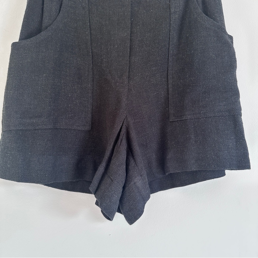 Frank & Oak Black Women's Cargo Shorts - Picture 4 of 9